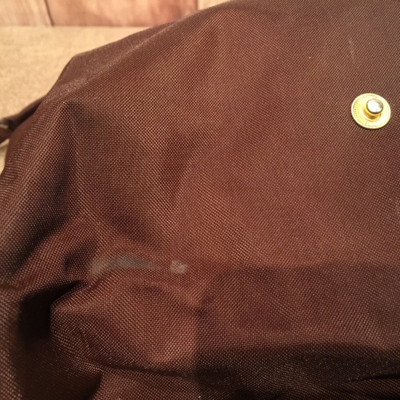 Longchamp Pliage Nylon Brown Shopping Tote Small - Picture 4 of 8